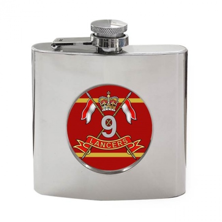 9th Queen's Royal Lancers, British Army Hip Flask