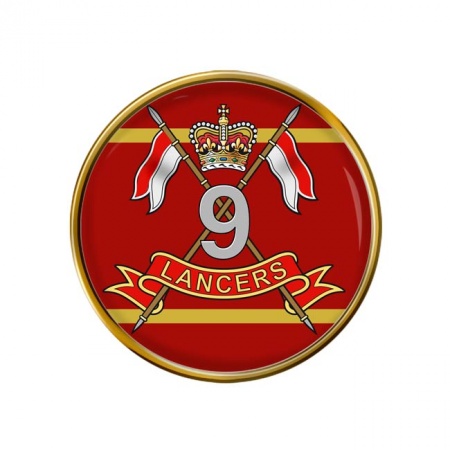 9th Queen's Royal Lancers, British Army Pin Badge