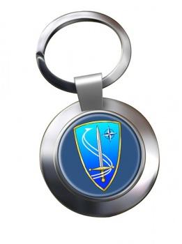 Allied Air Forces Central Europe AAFCE Chrome Key Ring