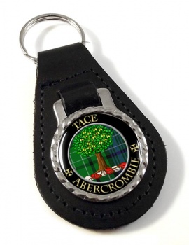 Abercrombie Scottish Clan Leather Key Fob