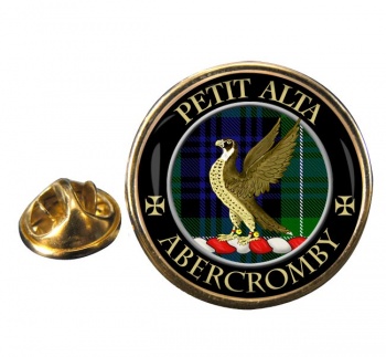 Abercromby Scottish Clan Round Pin Badge