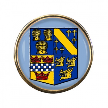 Aberdeenshire (Scotland) Round Pin Badge