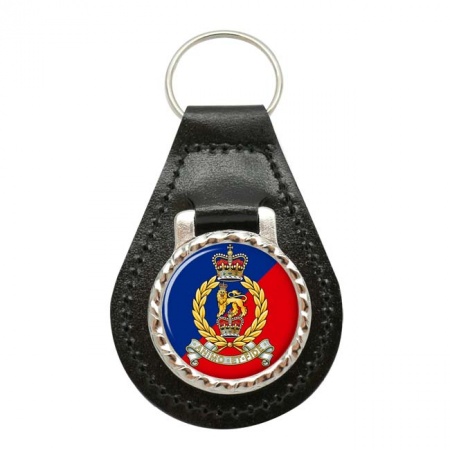 Adjutant General's Corps (AGC) ER Leather Key Fob