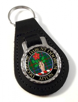Aiton Scottish Clan Leather Key Fob