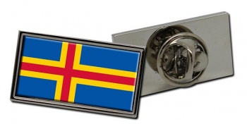land Flag Pin Badge