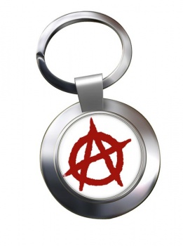 Anarchy Chrome Key Ring