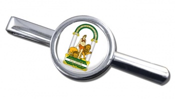 Andalusia Andaluca (Spain) Round Tie Clip
