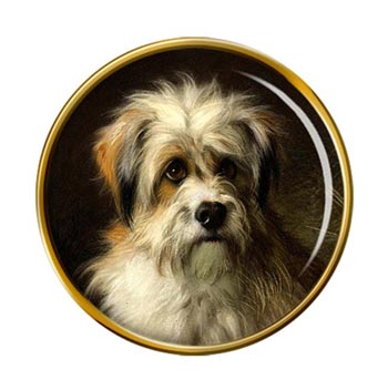 Dandie Dimont Terrier by Thomas William Earl Pin Badge