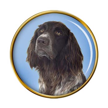 German Longhaired Pointer Pin Badge