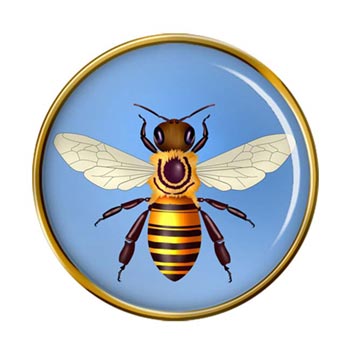 Honey Bee (Honeybee) Pin Badge