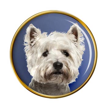 West Highland White Terrier Pin Badge