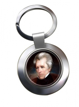 President Andrew Jackson Chrome Key Ring