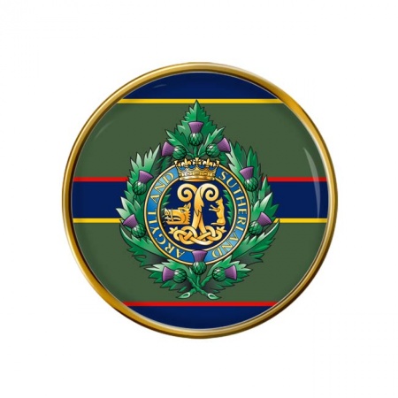 Argyll and Sutherland Highlanders, British Army Pin Badge