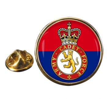Army cadets Round Pin Badge
