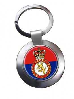 Army cadets Chrome Key Ring
