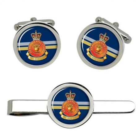 Army Catering Corps, British Army Cufflinks and Tie Clip Set