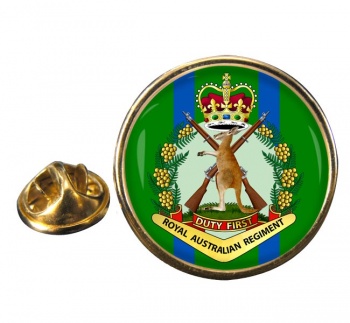 Royal Australian Regiment Round Pin Badge