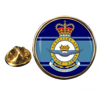 Royal Auxiliary Air Force Round Pin Badge