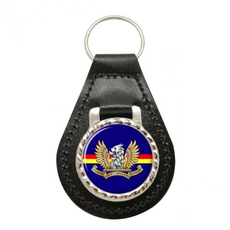 Ayrshire (Earl of Carrick's Own) Yeomanry, British Army Leather Key Fob