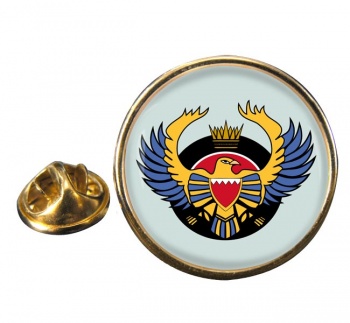 Royal Bahraini Air Force Round Pin Badge