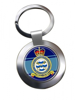 RAF Station Ballykelly Chrome Key Ring