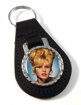Brigitte Bardot Leather Key Fob