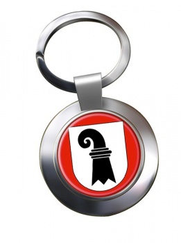 Basel-Stadt (Switzerland) Metal Key Ring
