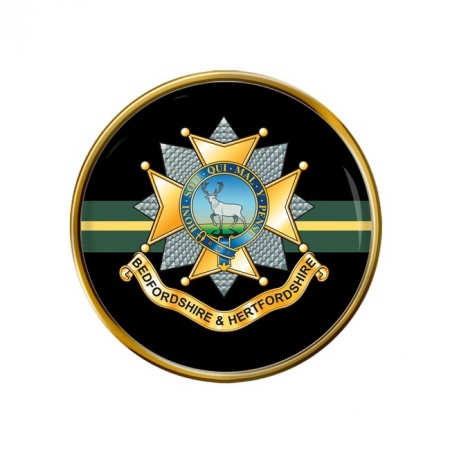 Bedfordshire Regiment, British Army Pin Badge
