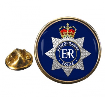 Bedfordshire Police Round Pin Badge