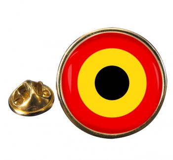 Belgium Roundel Round Pin Badge