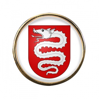 Bellinzona (Switzerland) Round Pin Badge