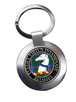 Belshes Scottish Clan Chrome Key Ring