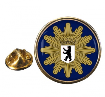 Berliner Polizei Round Pin Badge