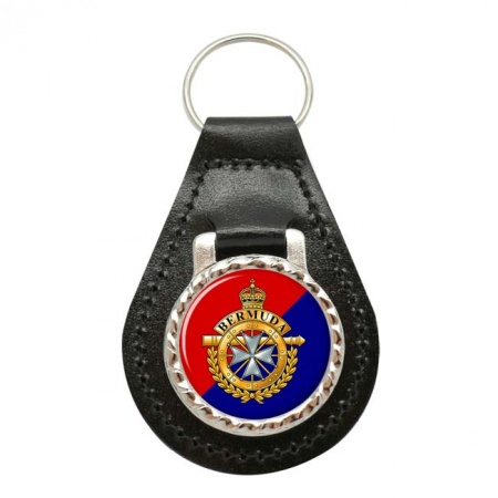 Royal Bermuda Regiment (RBR), British Army CR Leather Key Fob