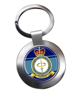 RAF Station Biggin Hill Chrome Key Ring