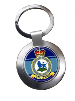 RAF Station Binbrook Chrome Key Ring