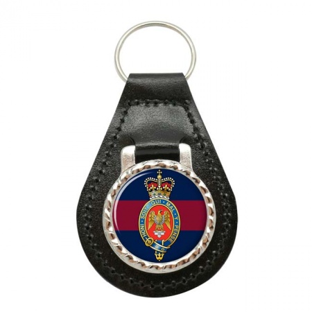 Blues and Royals Cypher, British Army Leather Key Fob