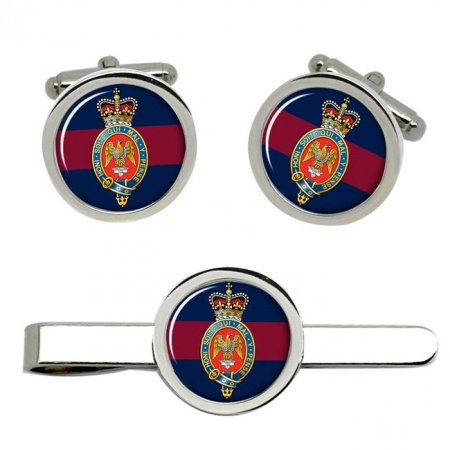 Blues and Royals Cypher, British Army Cufflinks and Tie Clip Set