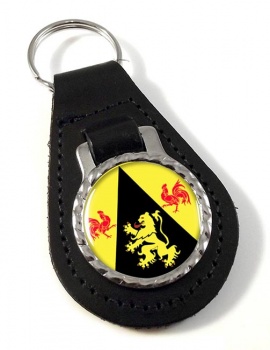Brabant wallon (Belgium) Leather Key Fob