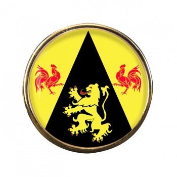 Brabant wallon (Belgium) Round Pin Badge