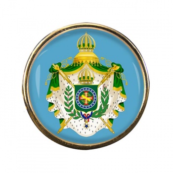 Imperio do Brasil Round Pin Badge