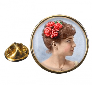 Carlotta Brianza Round Pin Badge