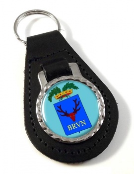 Brindisi (Italy) Leather Key Fob
