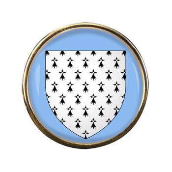 Bretagne Brittany (France) Round Pin Badge