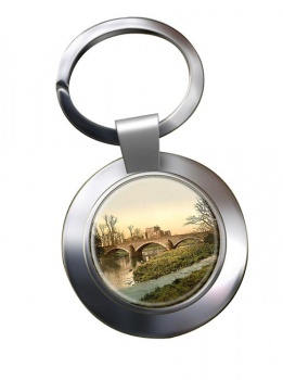 Brougham Castle Cumberland Chrome Key Ring
