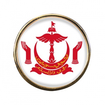 Brunei Round Pin Badge
