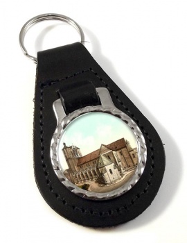Brunswick Cathedral Germany Leather Key Fob