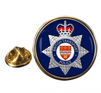 British Transport Police Round Pin Badge