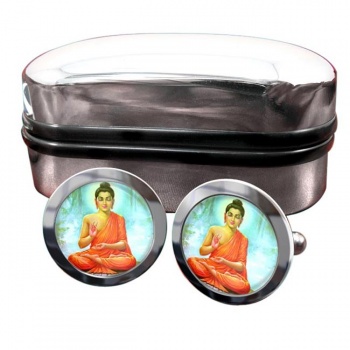 Buddha Round Cufflinks