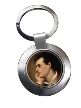 George Gordon Byron Chrome Key Ring